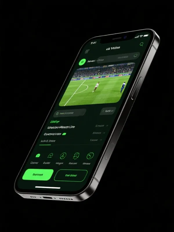 世界杯TV App 界面展示